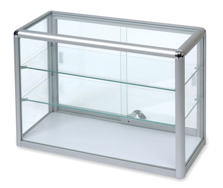 Glass Showcase Display Cabinets-Cash Wrap Customer Counter