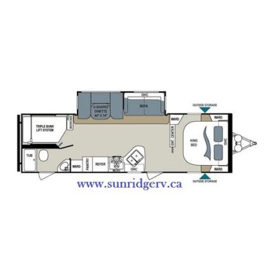 2014 Aerolite 282DBHS, Travel Trailer - $29,995.00