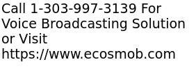 Voice Broadcasting Solution Development Services