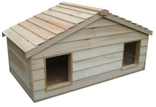 Outdoor Cedar Houses for Cats and Kittens