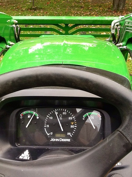 2007 John Deere 4105 4WD Loader Forks Mower