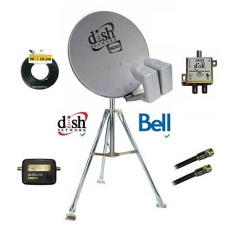 Dish 500 HD Camping Combo w/ 3' Tripod 