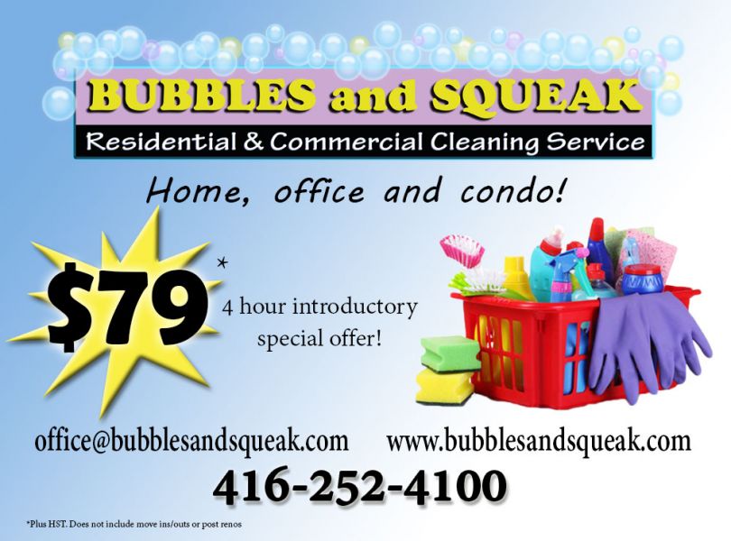 Intro Cleaning Special With Award Winning Maid Service 