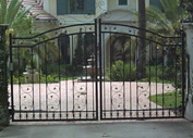Wrought Iron Driveway Gates, Iron Grills, Entry Doors in Houston, TX