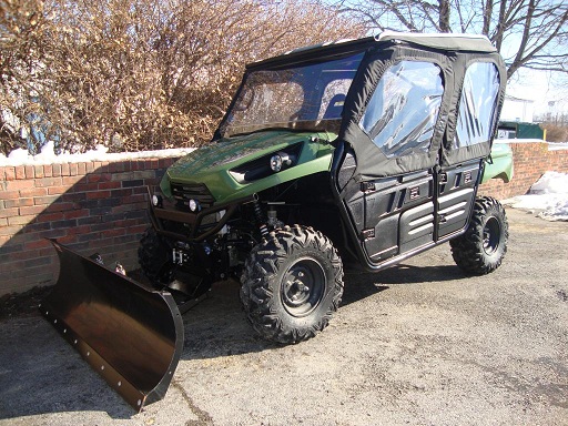 2012 Kawasaki Teryx 4 750 4x4 Plow, Winch, Cab