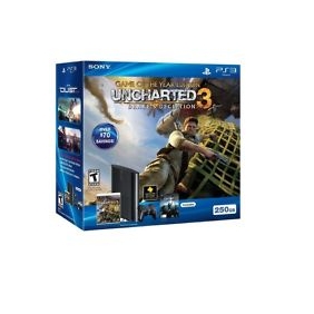Sony Playstation 3 250GB Bundle w/Uncharted 3 GOTY and Dust 514 Voucher