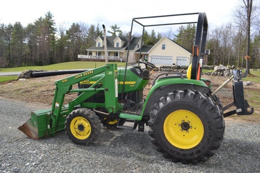 2002 John Deere 4400 Tractor Loader Backhoe Blade 4x4