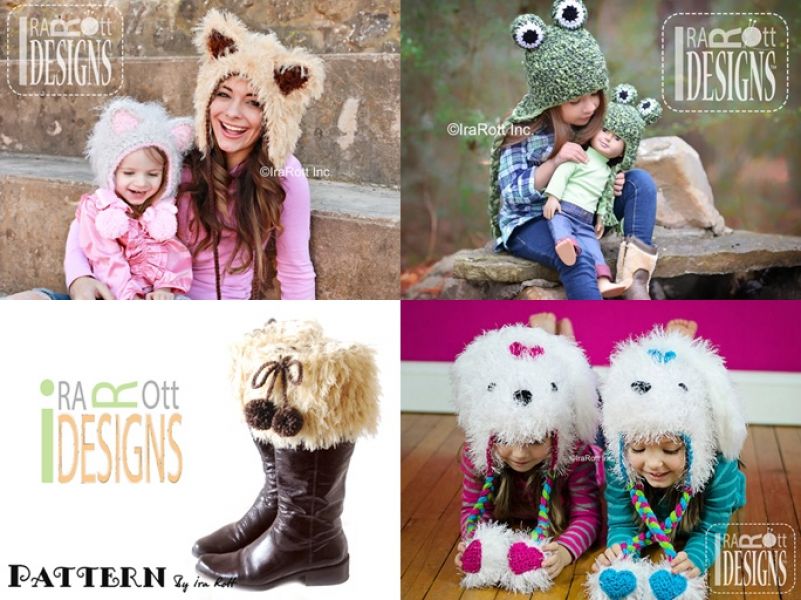 Handmade Crochet Animal Hats, Alien Monster Hats & Crochet Patterns