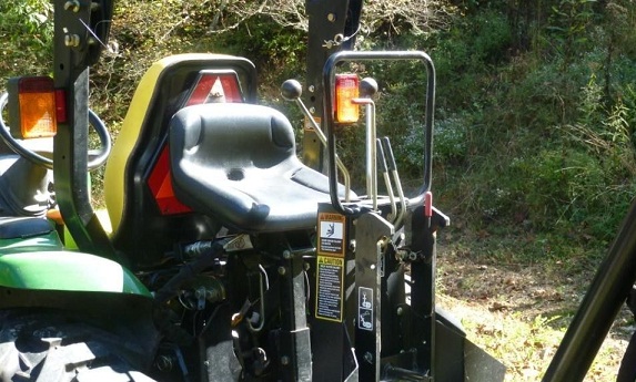 2007 John Deere 3720 TLB Forks Ballast Box