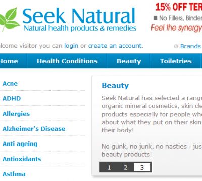 Seek Natural Health Products kaazimrazaa  