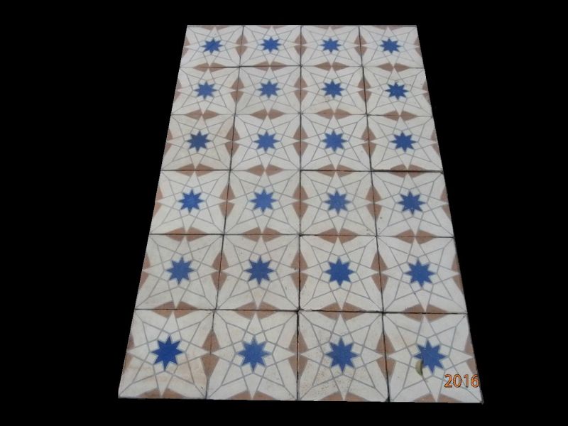 Really old spanish patterned floor tiles