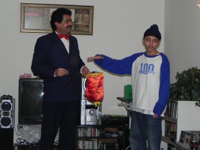 The very funny, kids show magician Raj