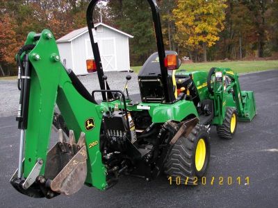 2008 John Deere 2305 Tractor 4WD w/ Loader and Backhoe