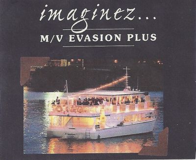 CRUISES SHIP for 200 passengers. On two decks.