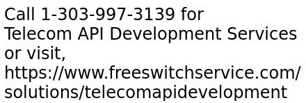 Telecom API Development Services by VoIP Experts