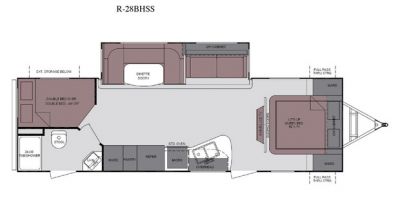 2013 Radiance 28BHSS, Travel Trailer - $28,995.00