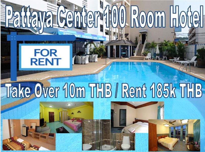 Thailand Pattaya Hotel for rent 