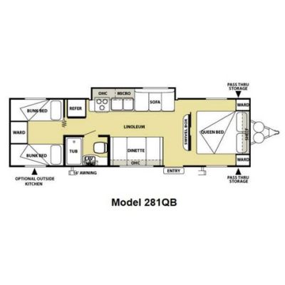 2014 Salem 281QBXL, Travel Trailer - $20,995.00