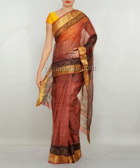 Online shopping for pure kota silk saris by unnatisilks