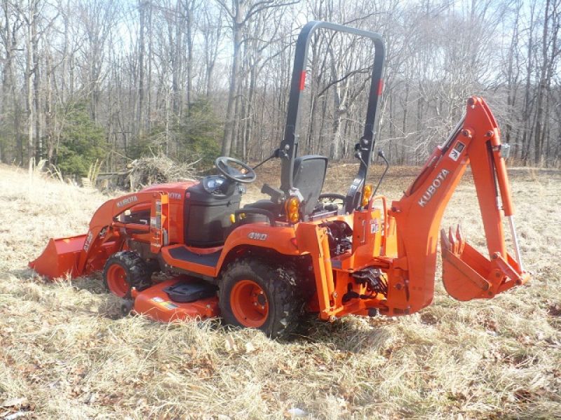 2011 Kubota BX25D 4X4 TLB, 60 Mower deck