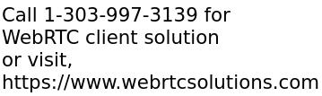 Custom WebRTC client solution development services