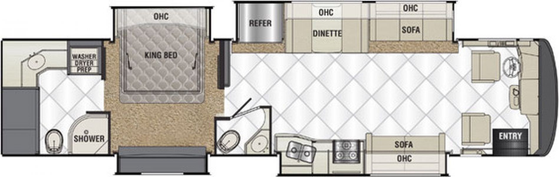 2014 Cross Country 404RB - $199,995.00