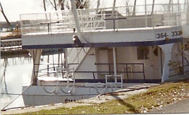 CRUISES SHIP for 200 passengers. On two decks.