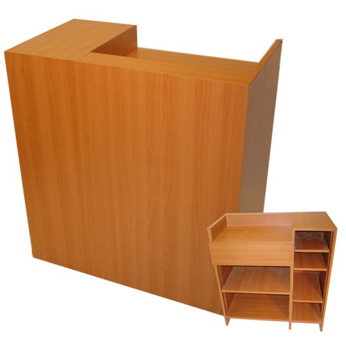 Cash Register Wrap Stand-Retail Store Counter Cabinet 