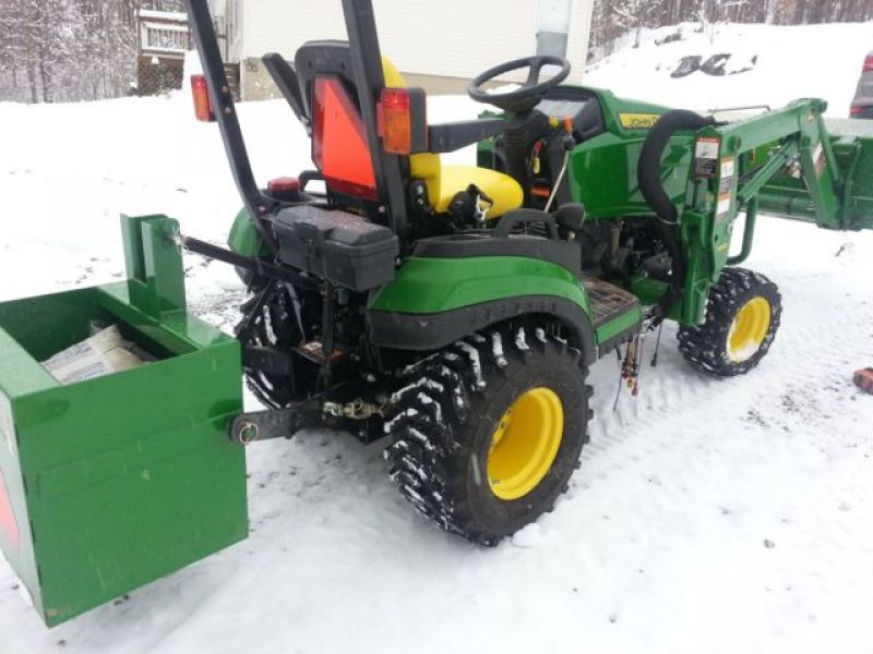  =$ 4,760 = 2013 John Deere 1026R Loader Forks Mower