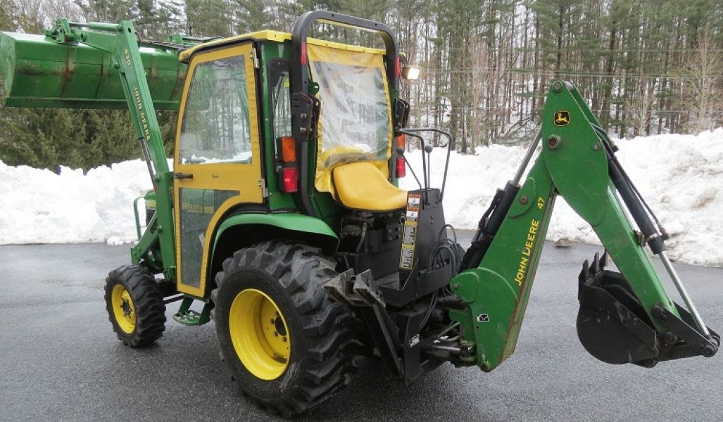 2004 John Deere 4310 4x4 Loader Backhoe Cab