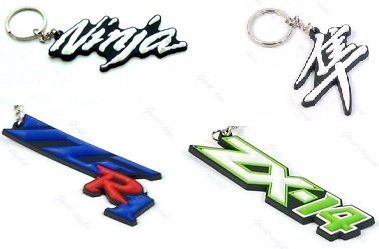 Motorcycle Soft Key Chains - CBR Ninja ZX14 Hyubusa R1 R6 GSXR