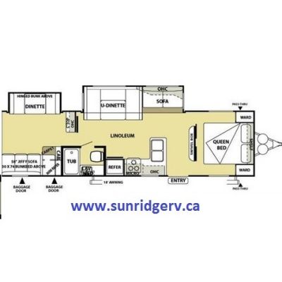 2013 Salem T29QBDS, Travel Trailer - $25,995.00