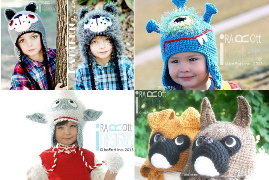 Handmade Crochet Animal Hats for all ages