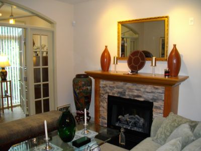 Private enclosed 2 car Garage, comes with 2 Bedrm Condo!