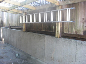 Non toxic garage floor, concrete cleaning.