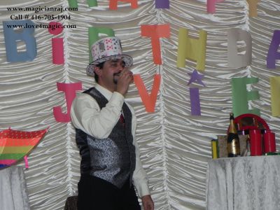 MAGICIAN RAJ'S  PERFORMANCE IS NOT JUST A MAGIC SHOW, 