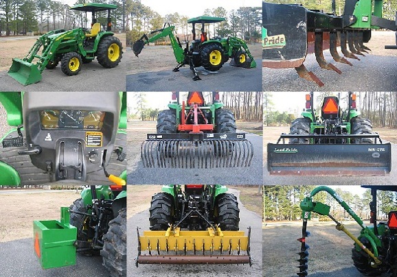 2004 John Deere 4710 4WD Full Attachments