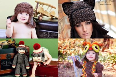 Handmade Crochet Animal Hats