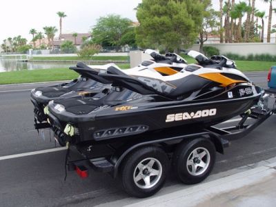  (2) 2012 Seadoo RXT 260 ONLY 6hrs w/ EZ Trailer
