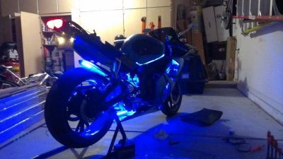 Motorcycle LED Underglow Wireless 8 Strip Kit Multicolor / Solid