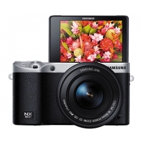 Samsung NX500 4K Video Record Mirrorless Camera 16-50mm Lens (Black) + SD Card