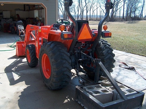 2009 Kubota LS 3400 4x4 tractor loader 72 hours