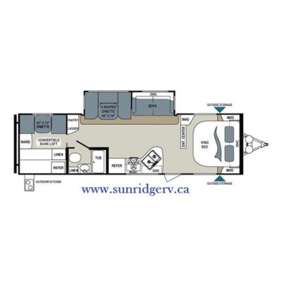 2014 Aerolite 315BHSS, Travel Trailer - $31,995.00