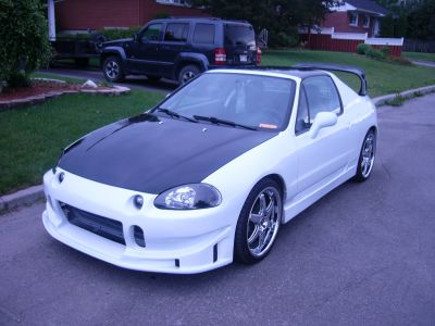 Honda Delsol 1995 ehite pearl and black with Type-R JDM
