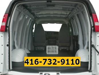 SMALL MOVES-COURIER SERVICES-CARGO VAN RENT-CALL NOW:416-732-9110
