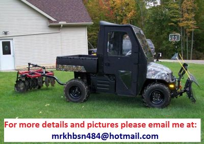 2008 Polaris Ranger Xp 700 Mossy Oak Camo w/ Plow