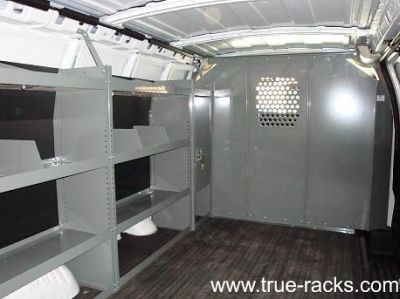VAN SHELVING, VAN LADDER RACKS, VAN PARTITIONS 