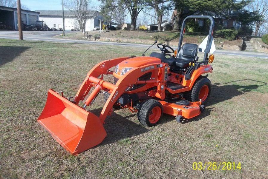 2012 Kubota BX2360 4X4 Tractor Loader Belly Mower
