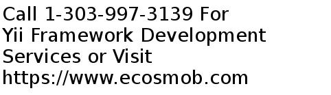 YII framework development services