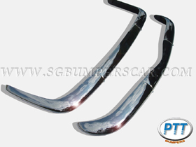 1956 1971 VW Karmann Ghia EU Stainless Steel Bumpers without overriders